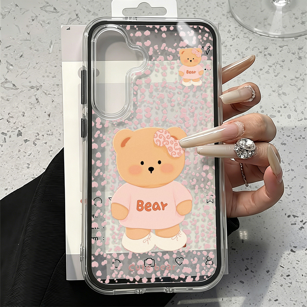 Cute Bear Two-in-one Phone Cas - Phone Cases Galaxy S24 ulasan dan harga
