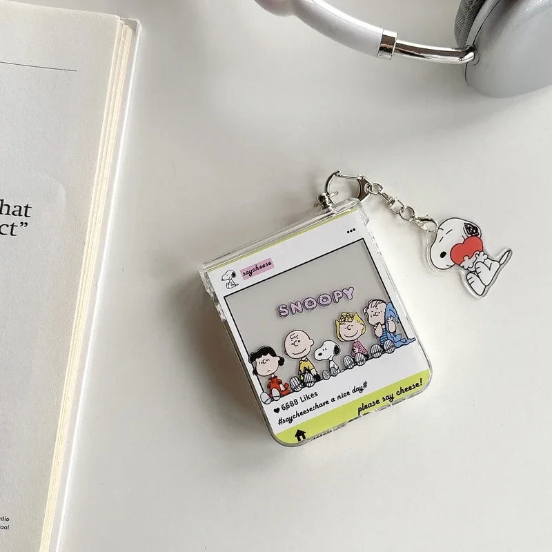 Cute Cartoon Snoopy Charlie Br - Phone Cases Z Flip 6 ulasan dan harga