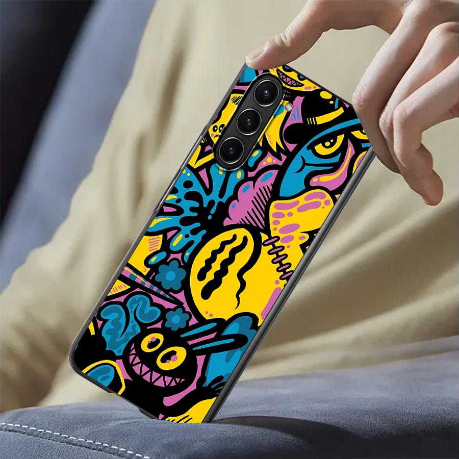 Cartoon Graffiti Design Case f - Phone Cases Z Fold 6 ulasan dan harga