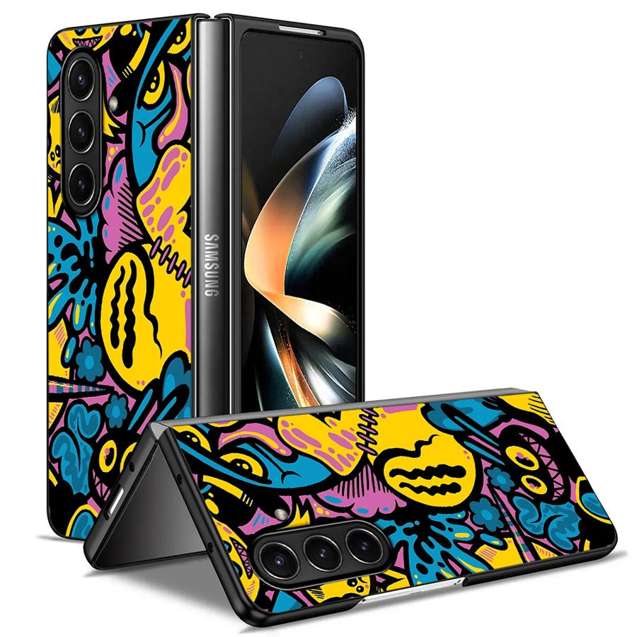 Cartoon Graffiti Design Case f - Phone Cases Z Fold 6 ulasan dan harga