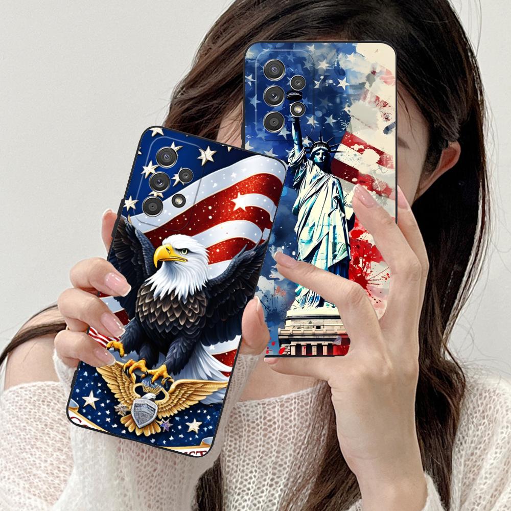 USA America Flag Matte TPU Mob - Phone Cases Usa ulasan dan harga