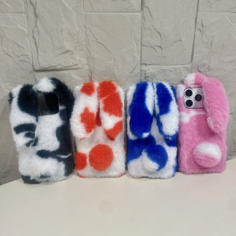 Cute Rabbit Design Fluffy Phon - Phone Cases Cute Iphone 13 ulasan dan harga