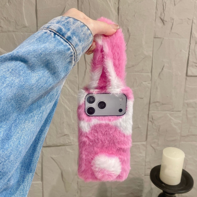 Cute Rabbit Design Fluffy Phon - Phone Cases Cute Iphone 13 ulasan dan harga