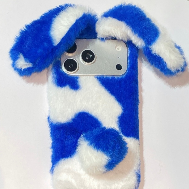 Cute Rabbit Design Fluffy Phon - Phone Cases Cute Iphone 13 ulasan dan harga