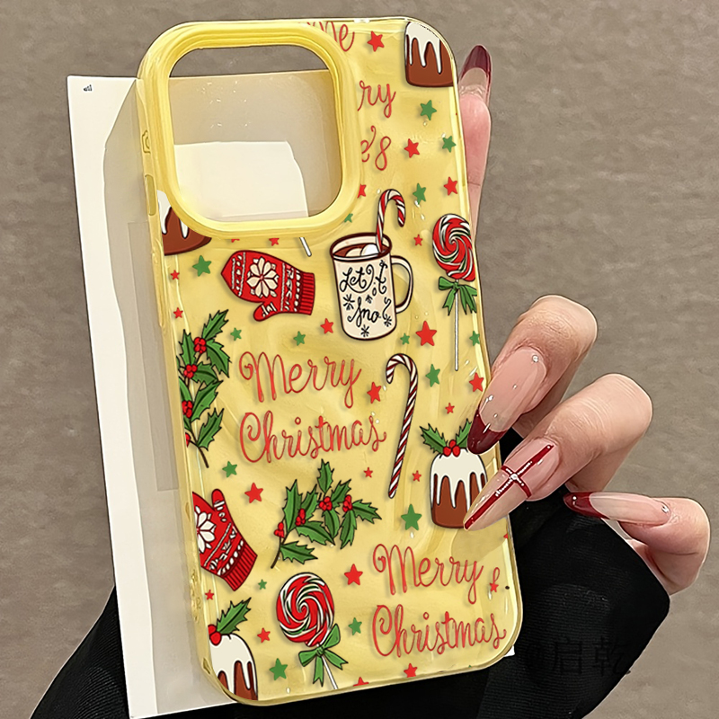 Cute Festive Christmas Pattern - Phone Cases Cute Iphone 13 ulasan dan harga