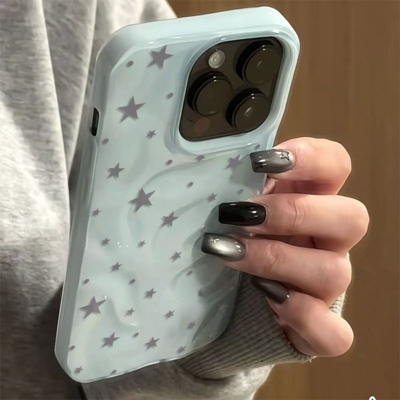 Minimalist Cute Star Wave Text - Phone Cases Aesthetic ulasan dan harga